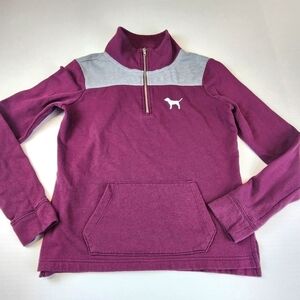 Victoria's Secret PINK Women XS 1/4 zip sweatshirt